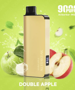 Double Apple Alibarbar INGOT 9000 Puffs