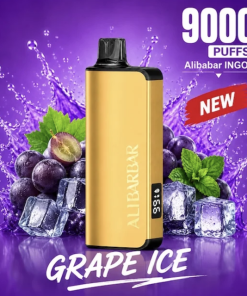 Grape Ice Alibarbar INGOT 9000 Puffs