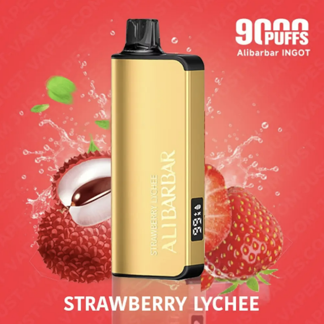 Buy Strawberry Lychee Alibarbar INGOT 9000 Puffs online Strawberry Lychee Alibarbar INGOT 9000 Puffs