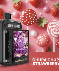 Chupa Chups Strawberry Alibarbar Upload 25000 Puffs