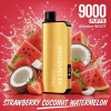 Strawberry Coconut Watermelon Alibarbar INGOT 9000 Puffs